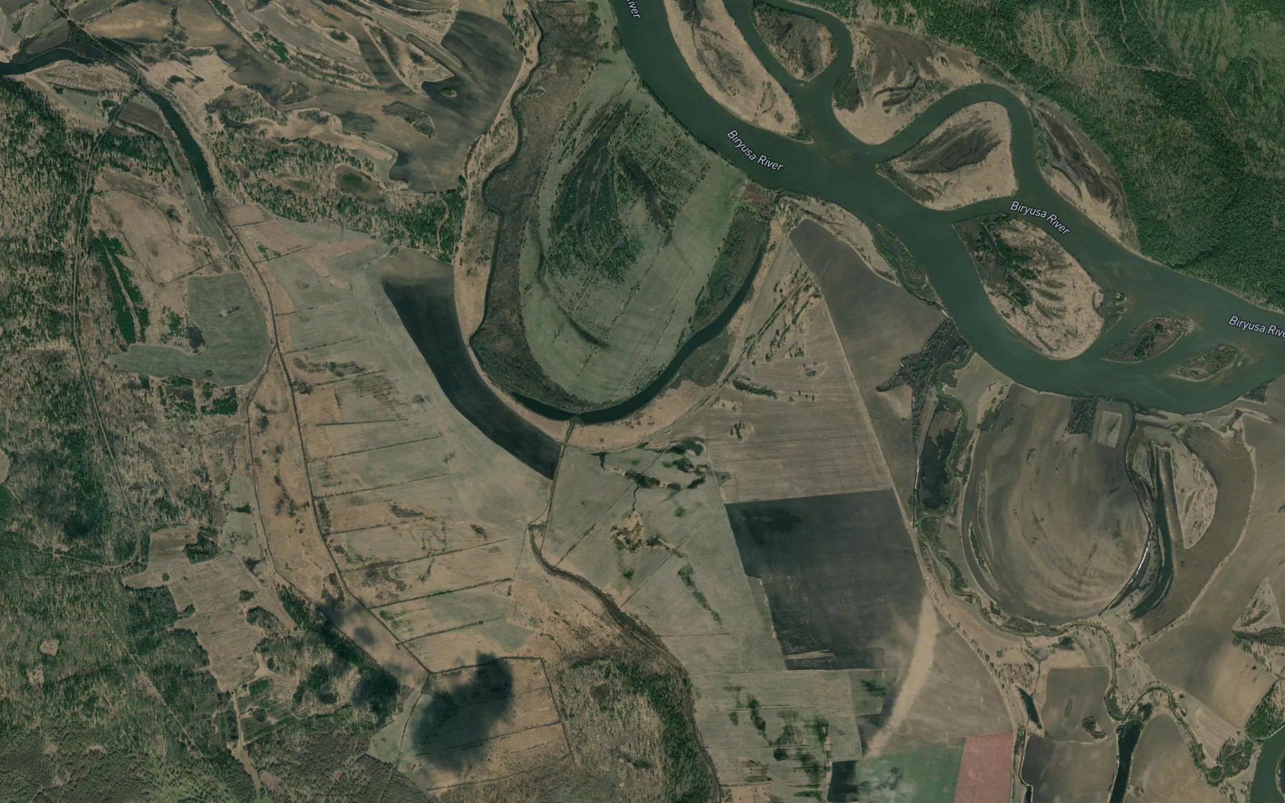Satellite map of the Ozero Cherpitay