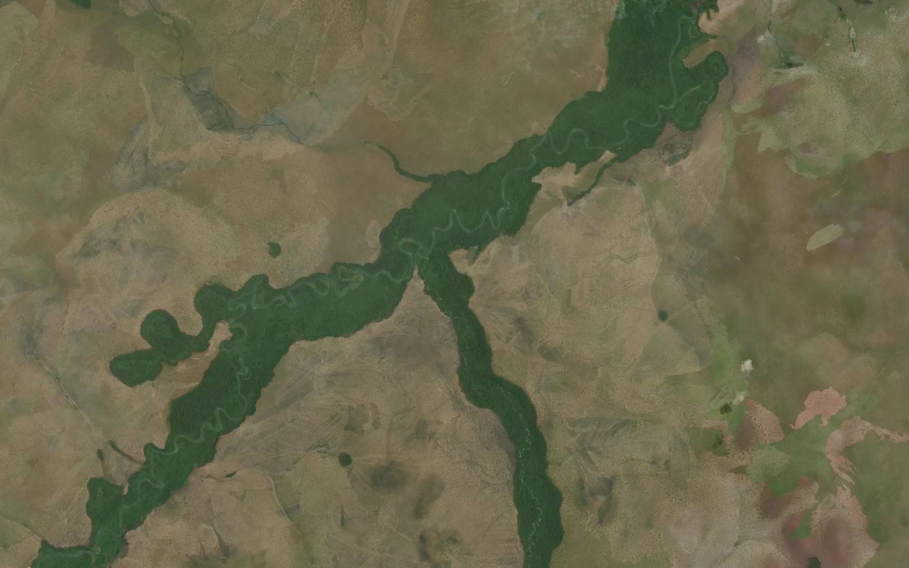 Satellite map of the Mpourou