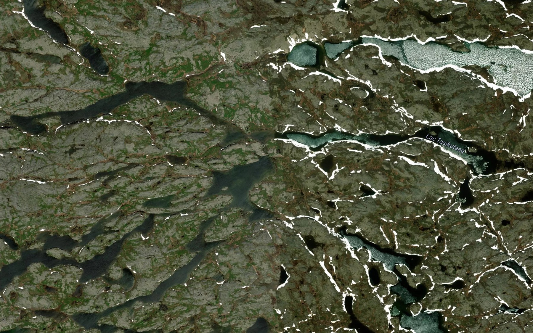 Satellite map of the Ruisseau Sangugialikallak