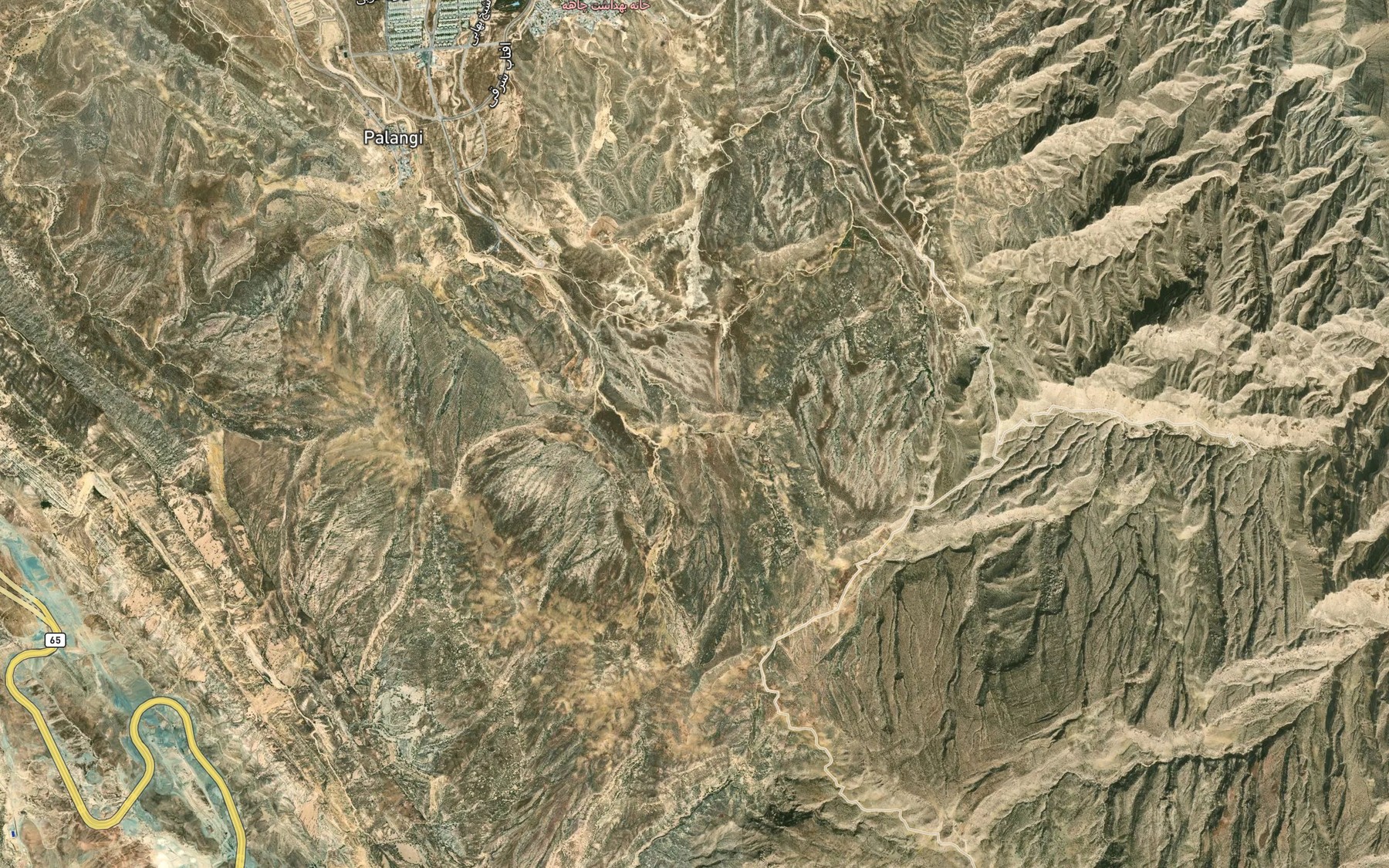 Satellite map of the Cheshmeh-ye Do Goli