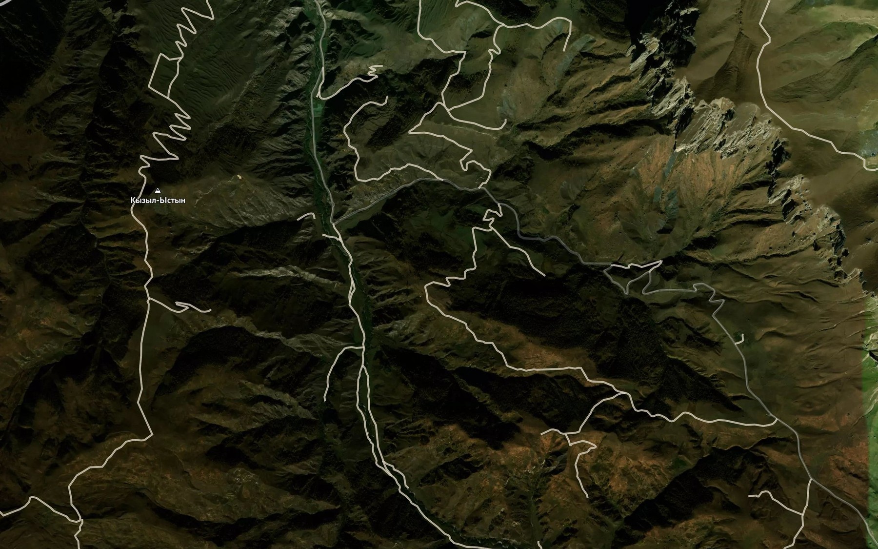 Satellite map of the Dzhigiat