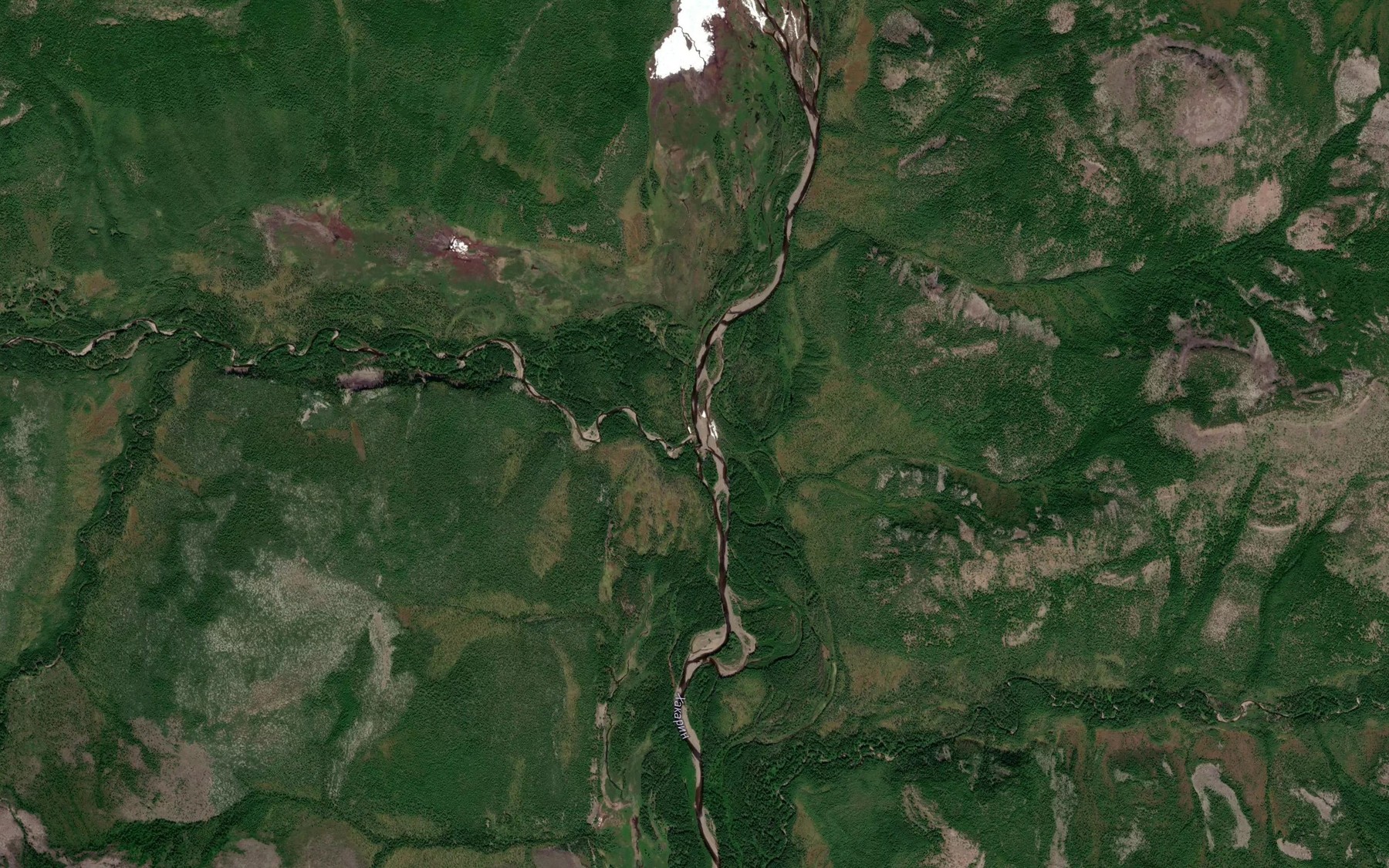 Satellite map of the Delokachan