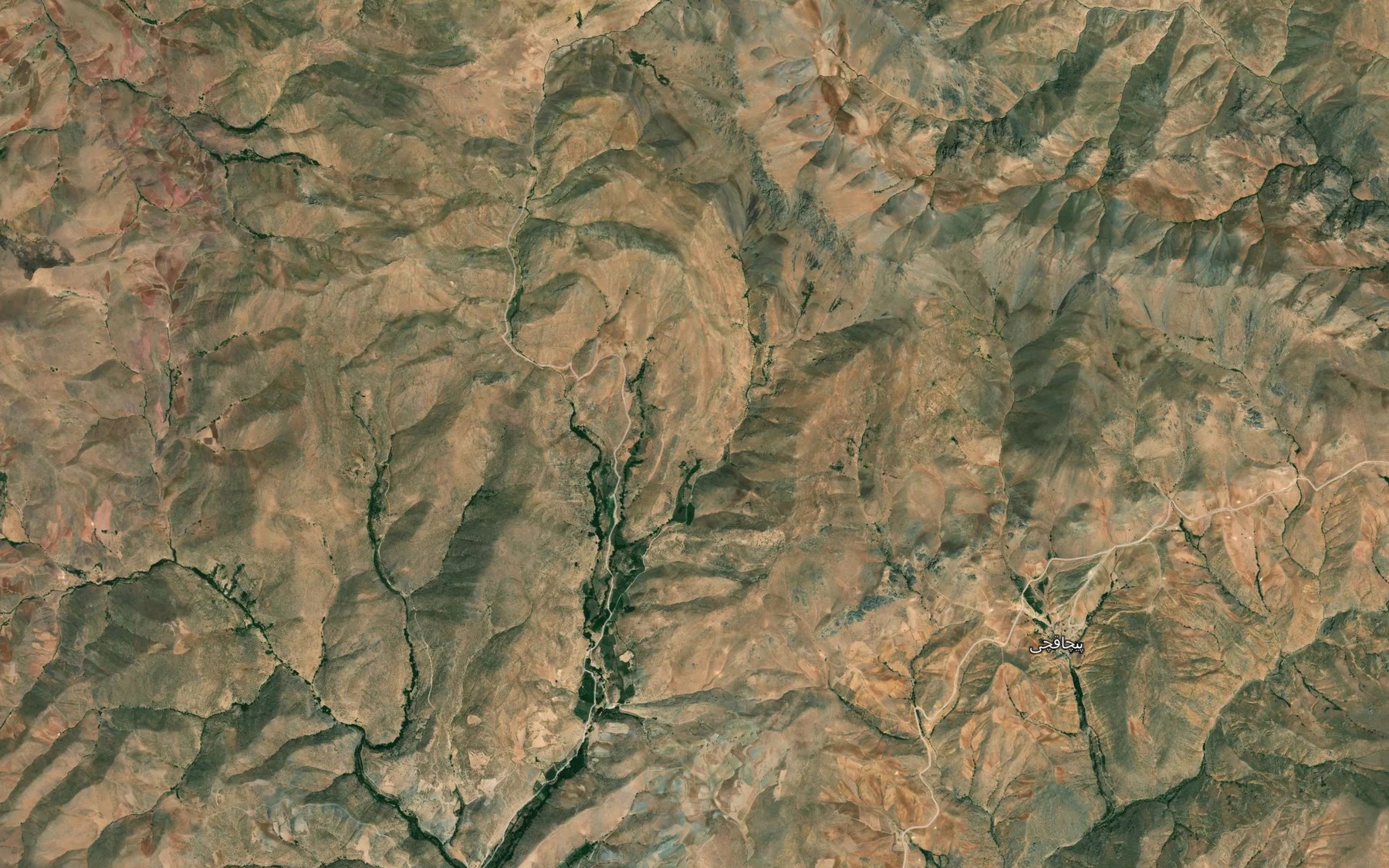 Satellite map of the Cheshmeh-ye Kani Sulan