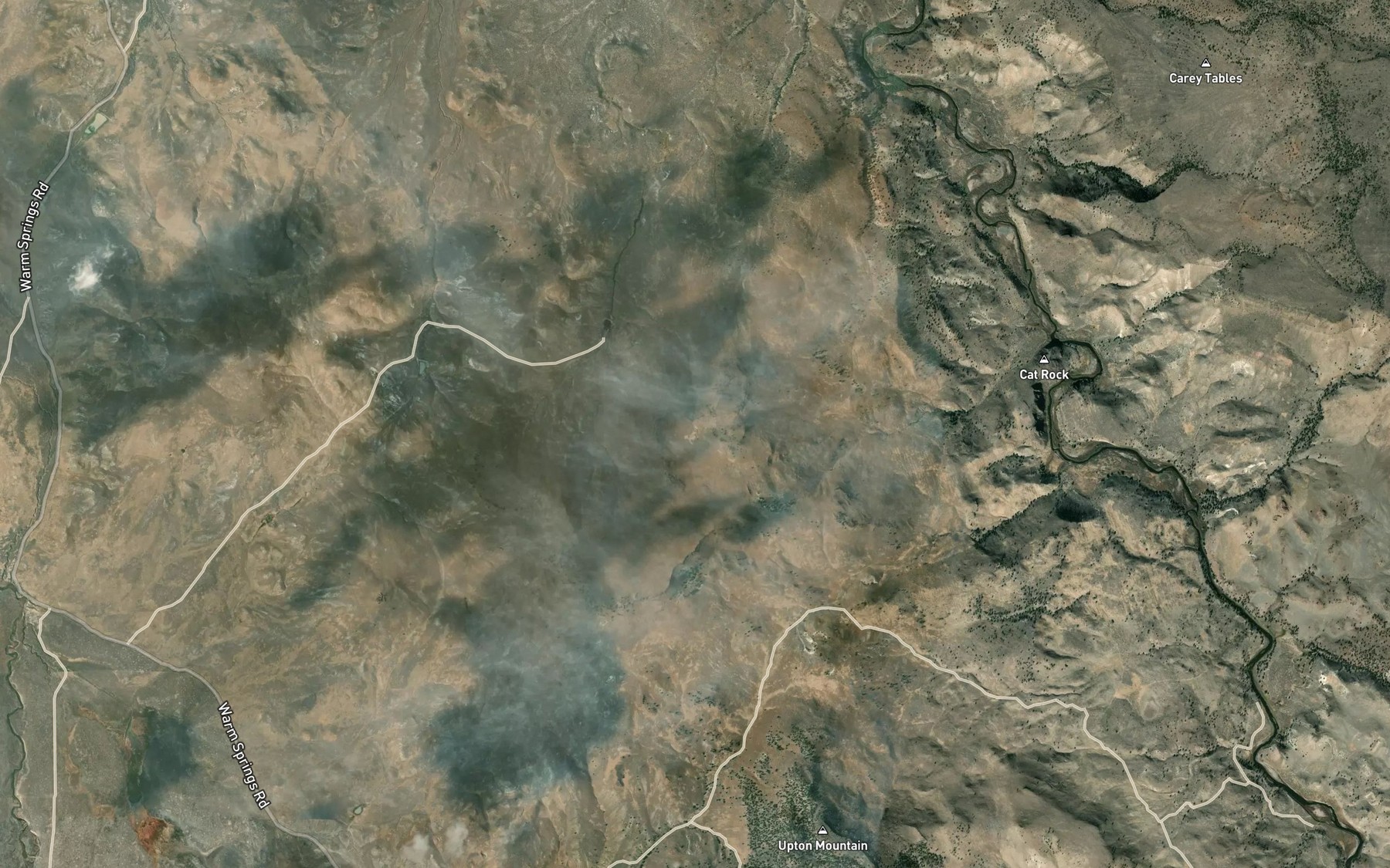 Satellite map of the Upton Mountain Reservoir Number One