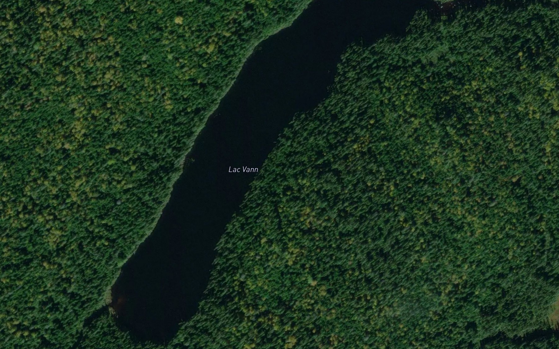 Satellite map of the Lac Vann