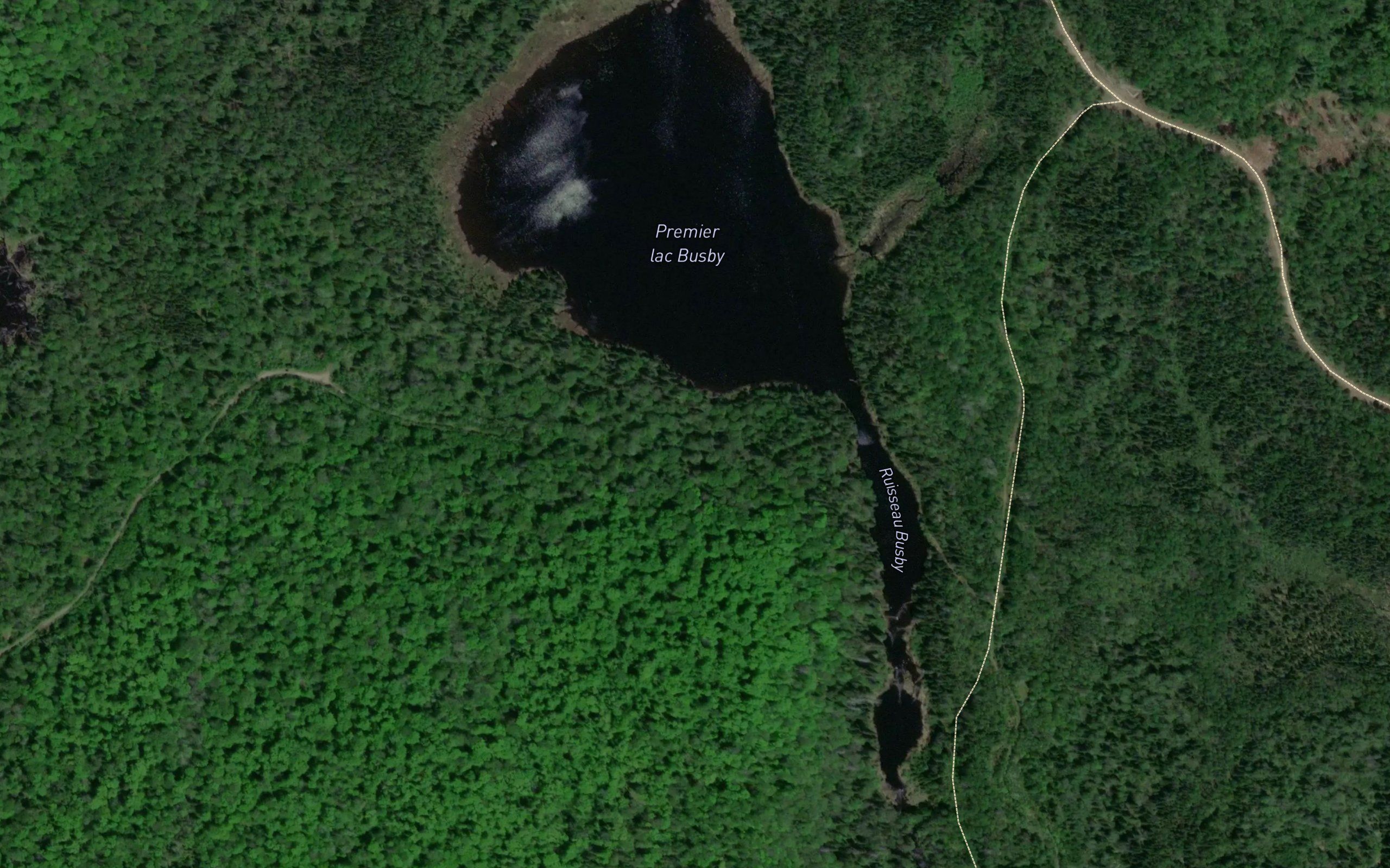 Premier lac Busby