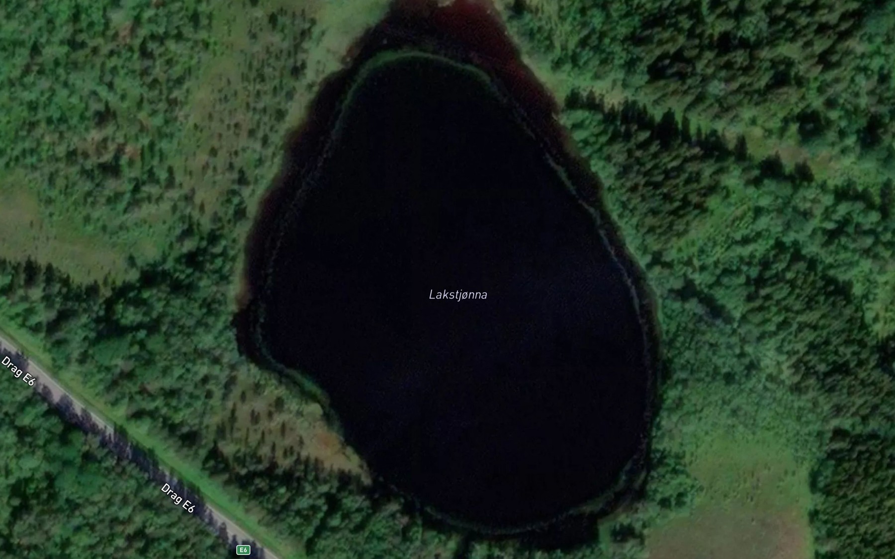 Satellite map of the Lakstjonna