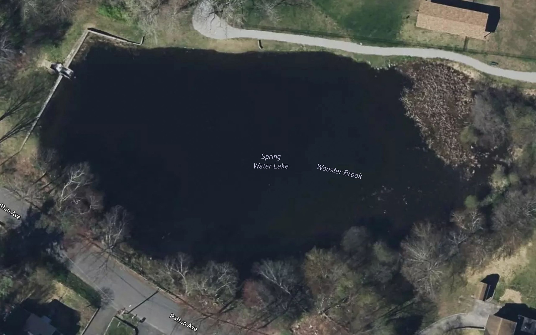 Satellite map of the Spring Water Lake