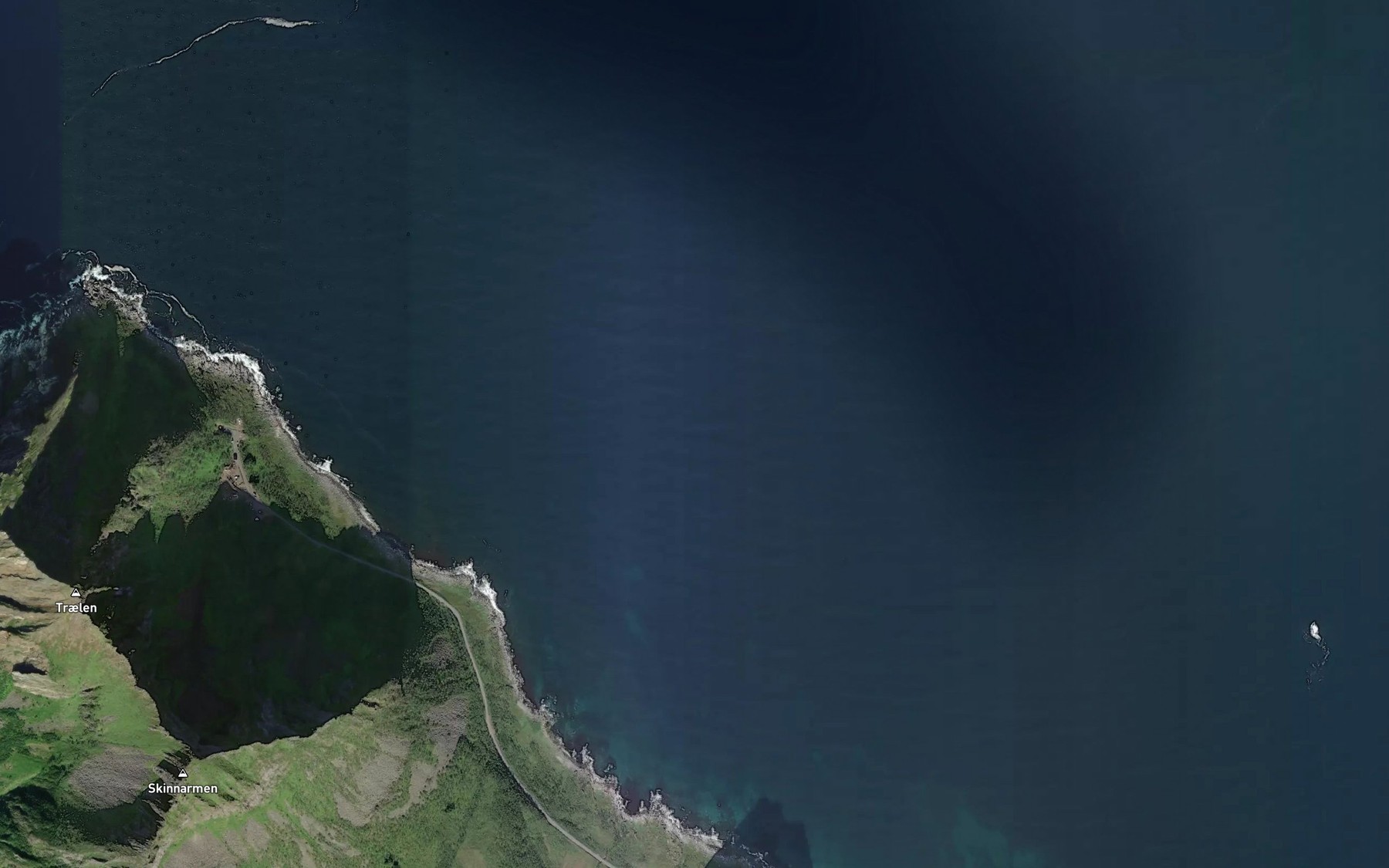 Satellite map of the Ytre Lutbaen