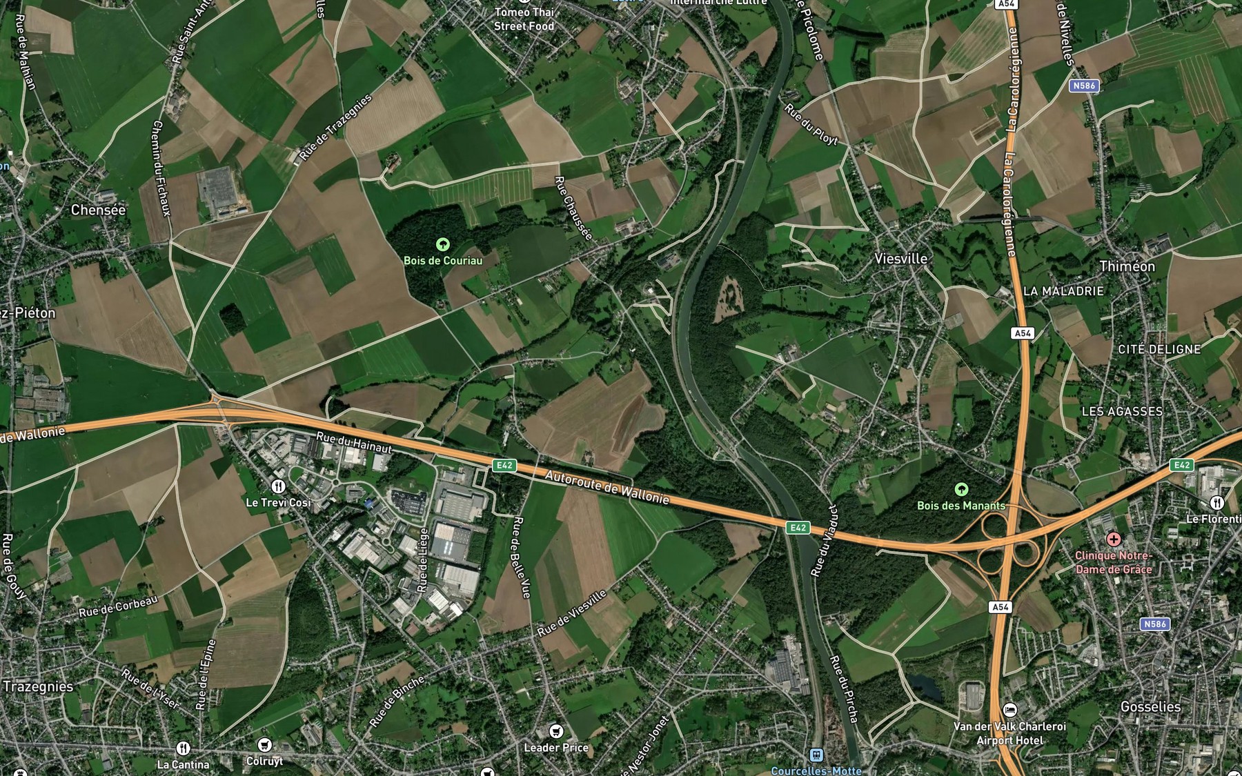 Satellite map of the Thimeon