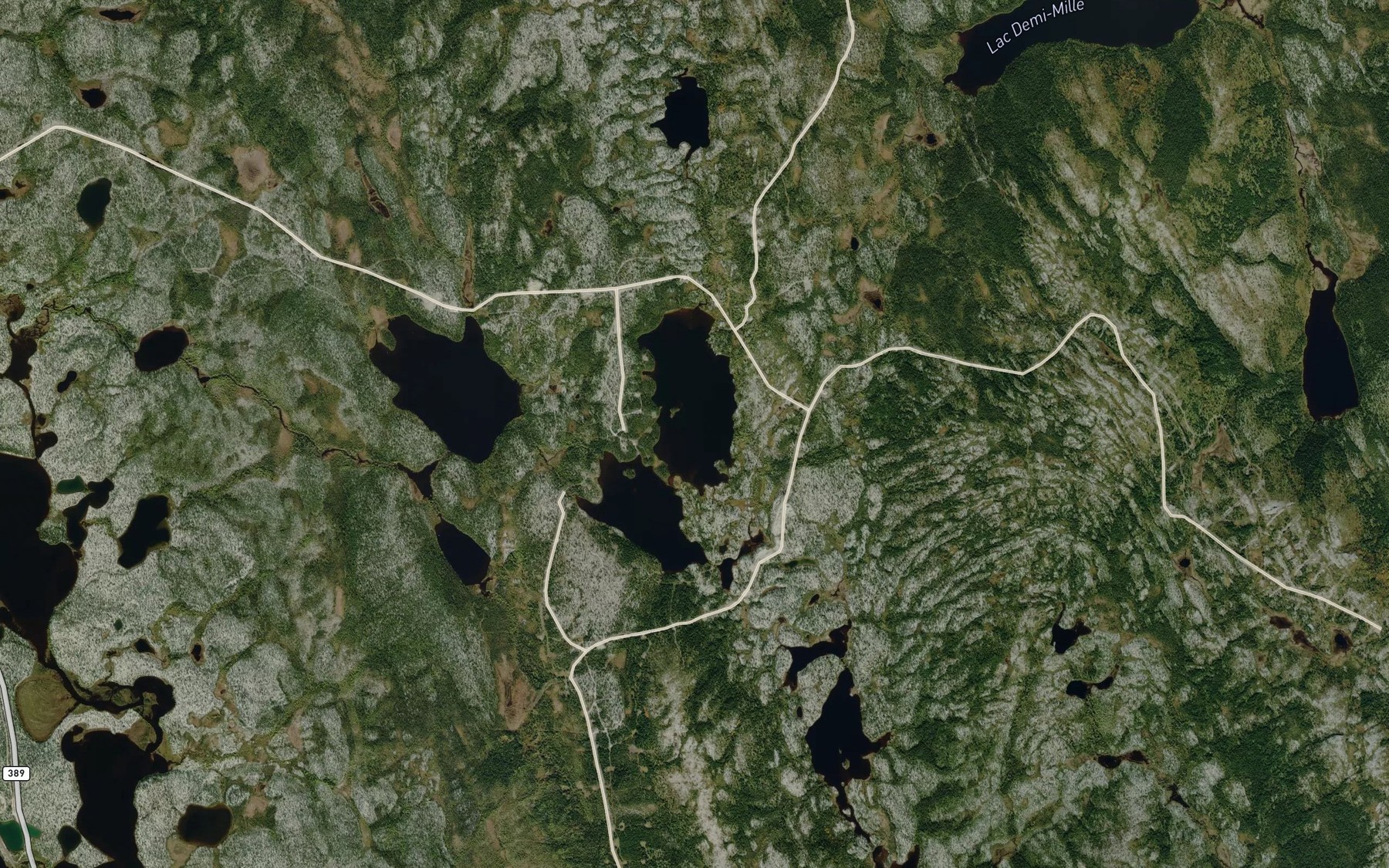 Satellite map of the Lac Hippocampe