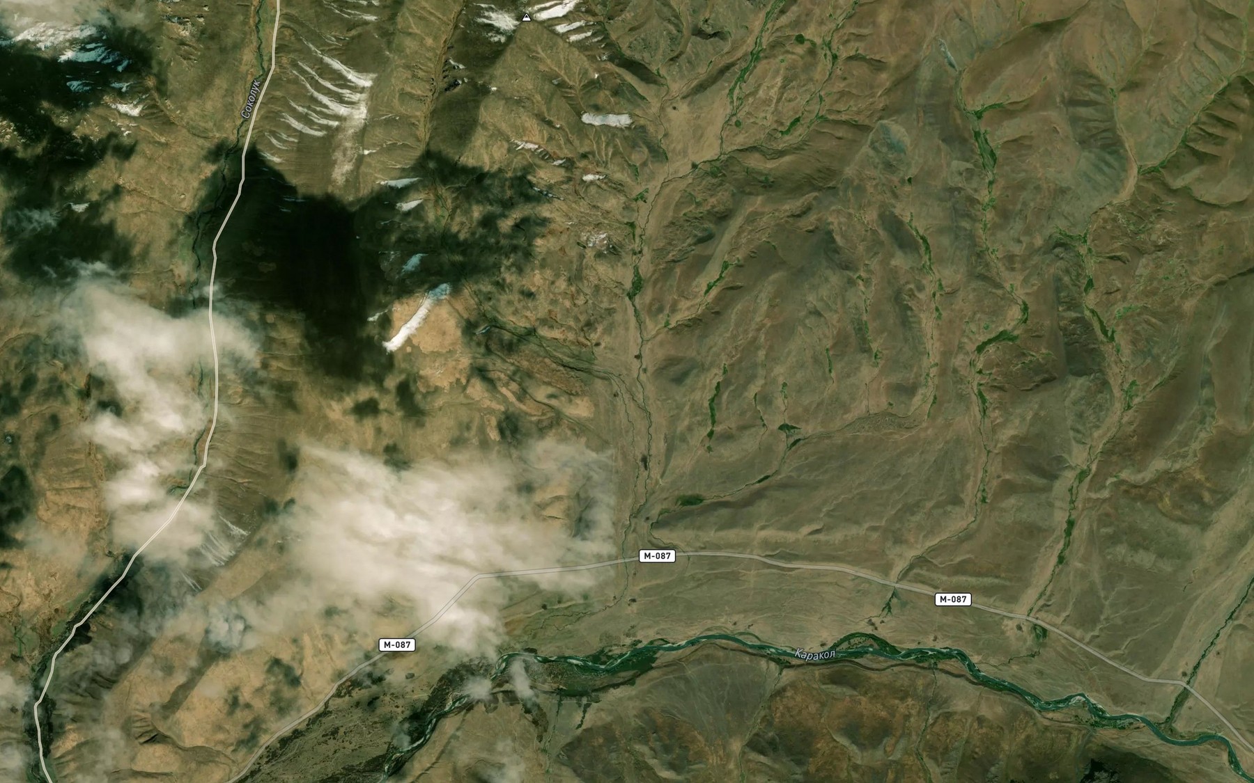 Satellite map of the Balykty