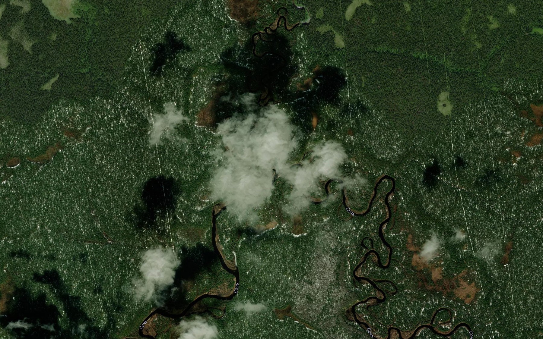 Satellite map of the Gudyrvozh