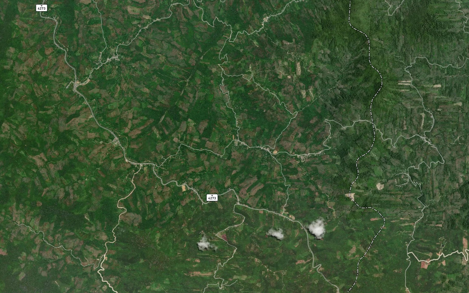 Satellite map of the Khlong Cha Ro To Lae