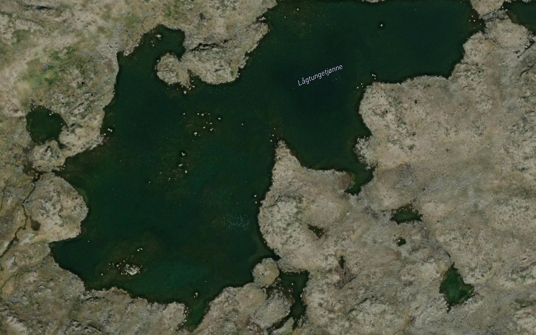 Satellite map of the Lagtungetjorni