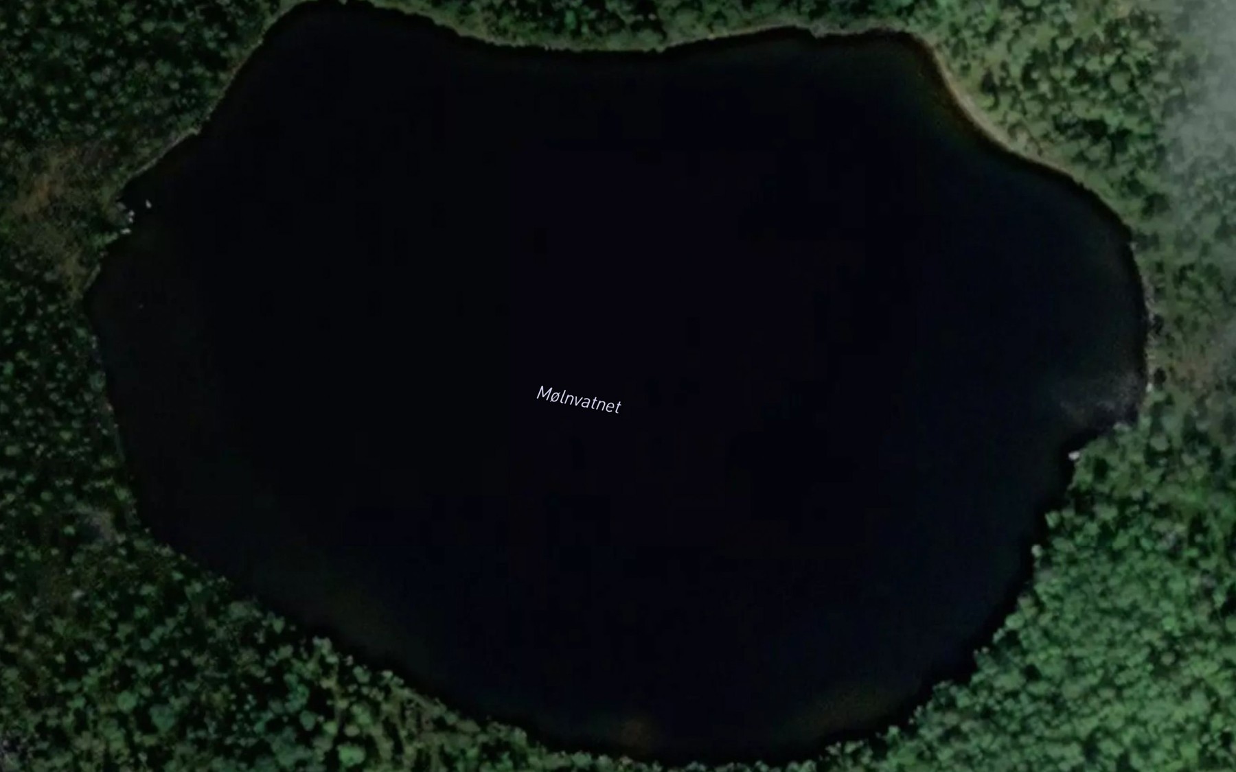 Satellite map of the Molnvatnet