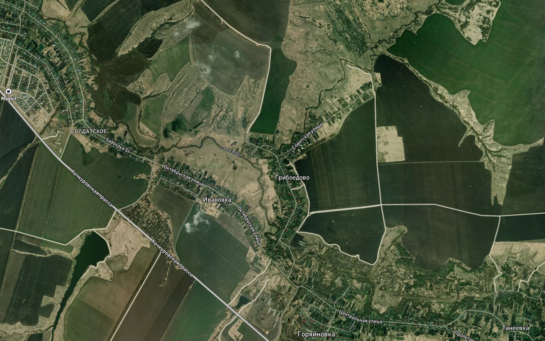 Satellite map of the Atemarka