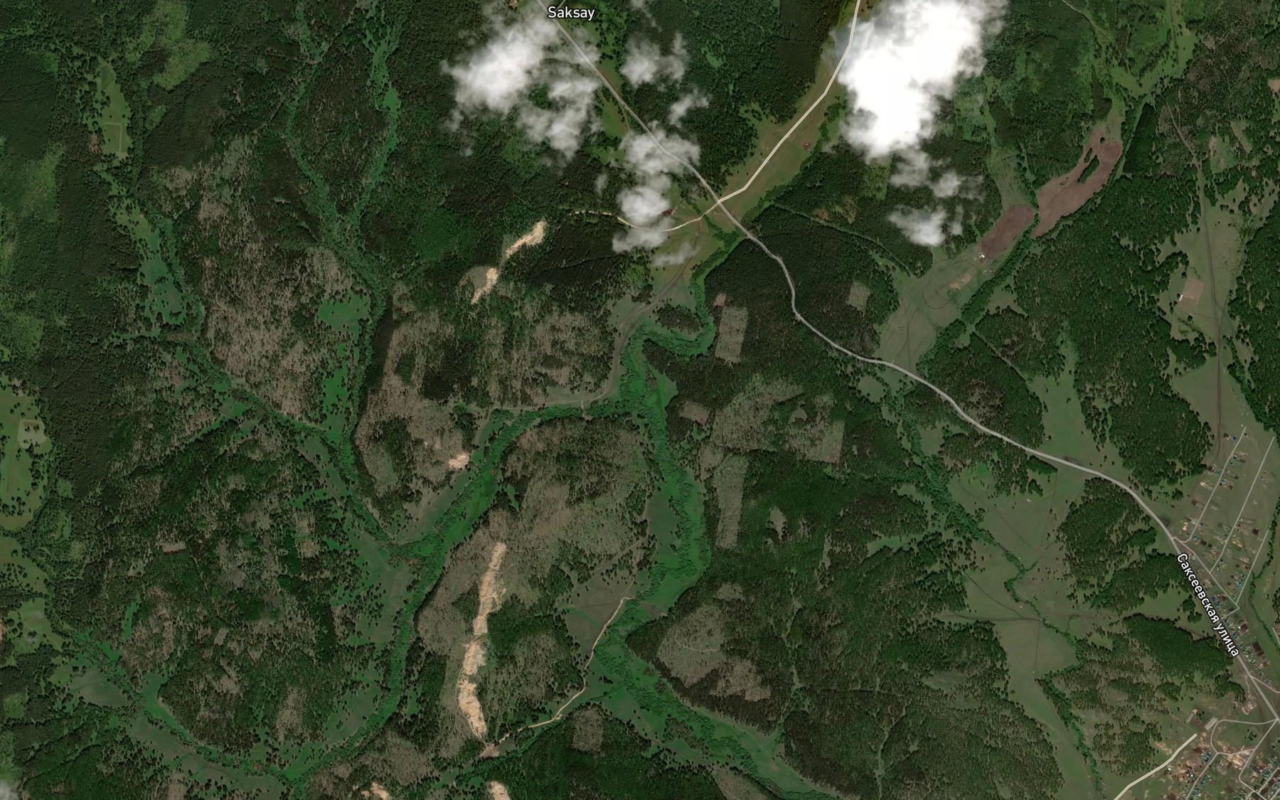 Satellite map of the Betra