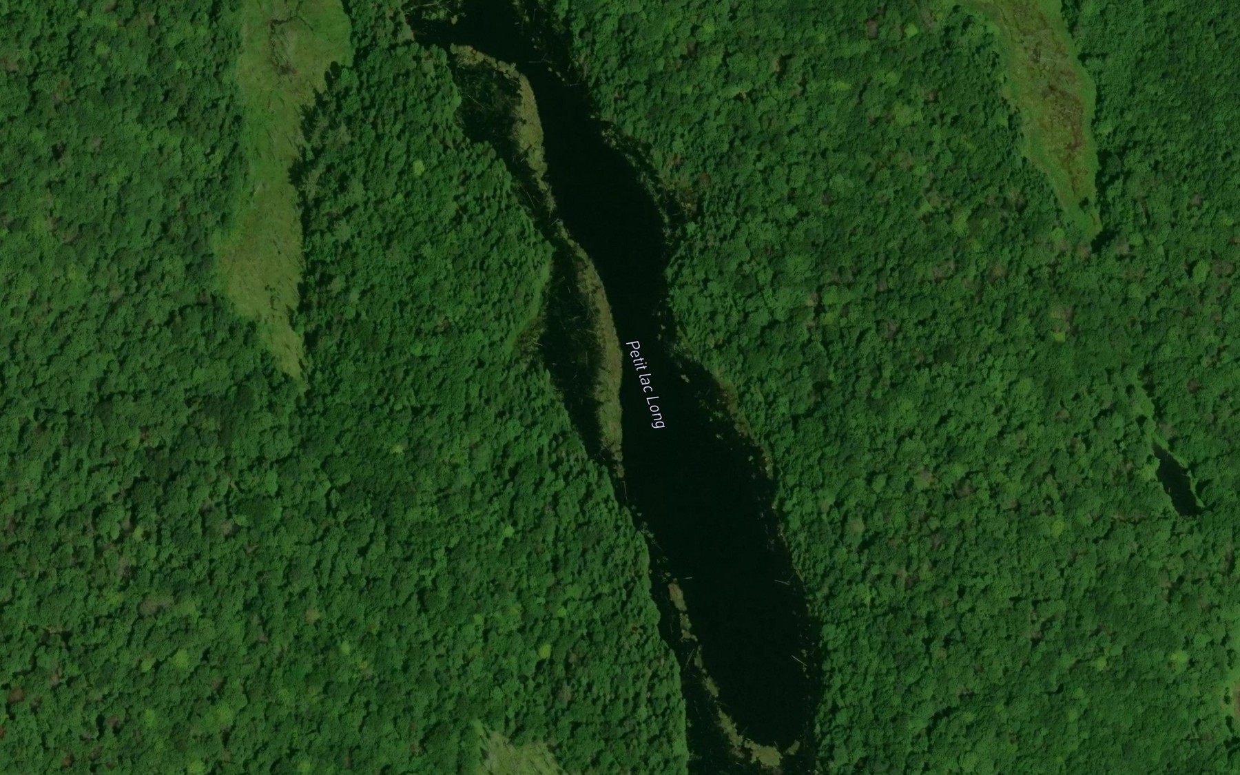 Satellite map of the Petit lac Long