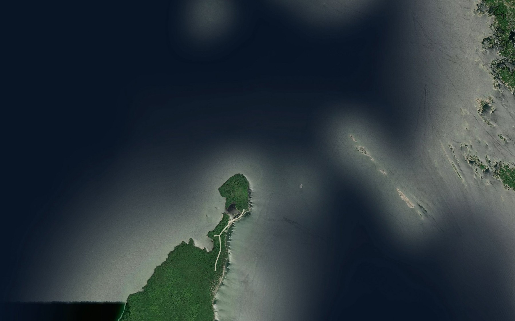 Satellite map of the The Gap