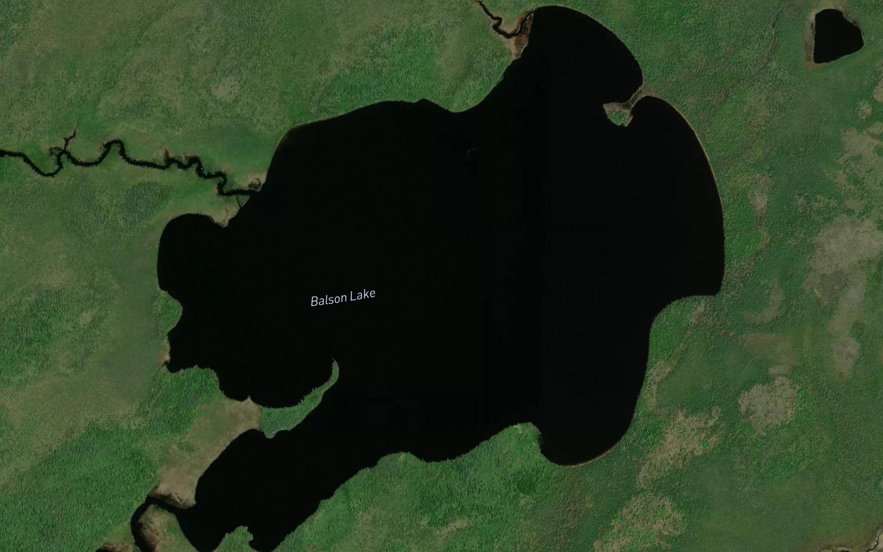 Satellite map of the Balson Lake