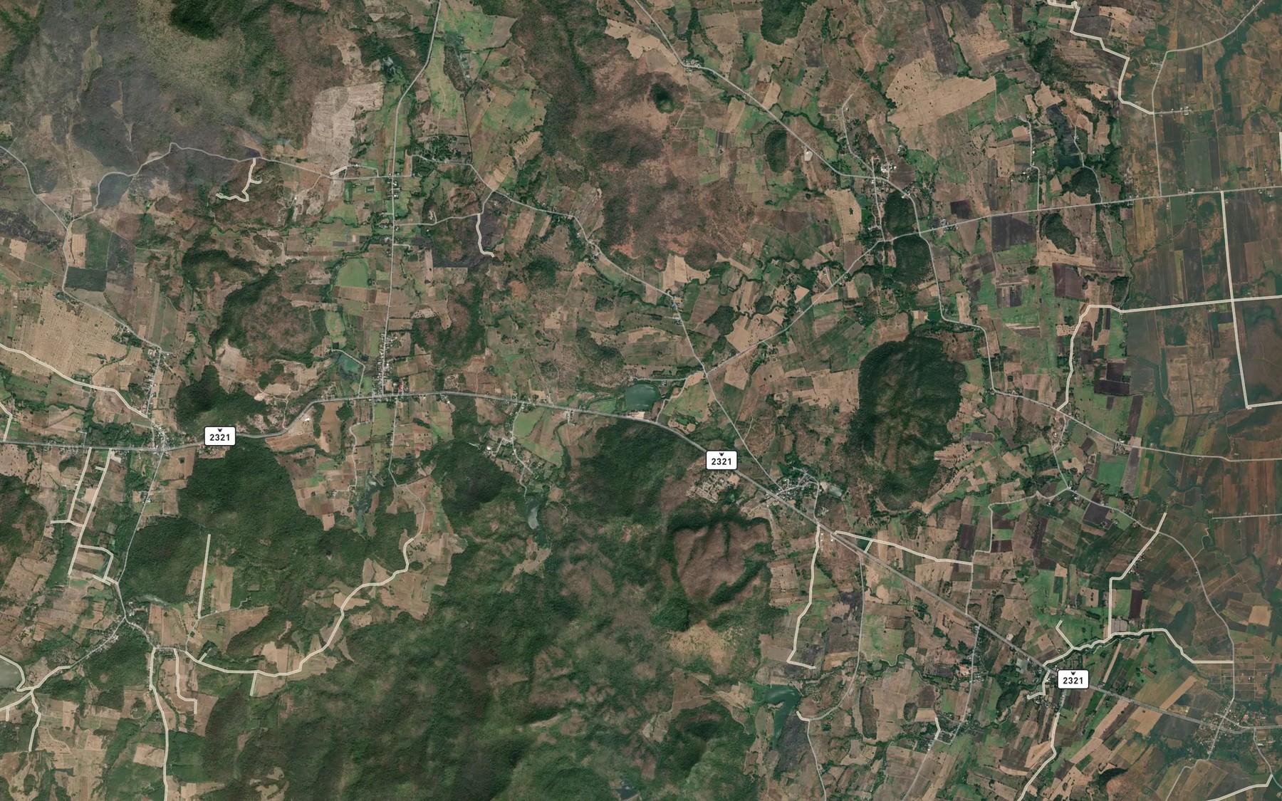 Satellite map of the Ang Kep Nam Ban Prong Sam Hua