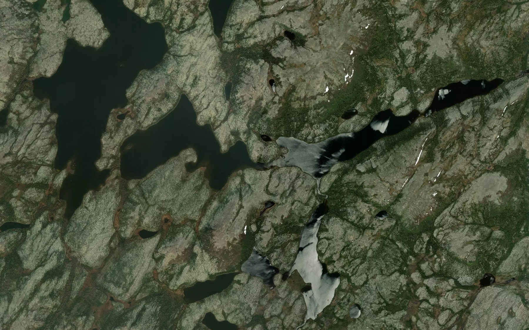 Satellite map of the Lac Tango