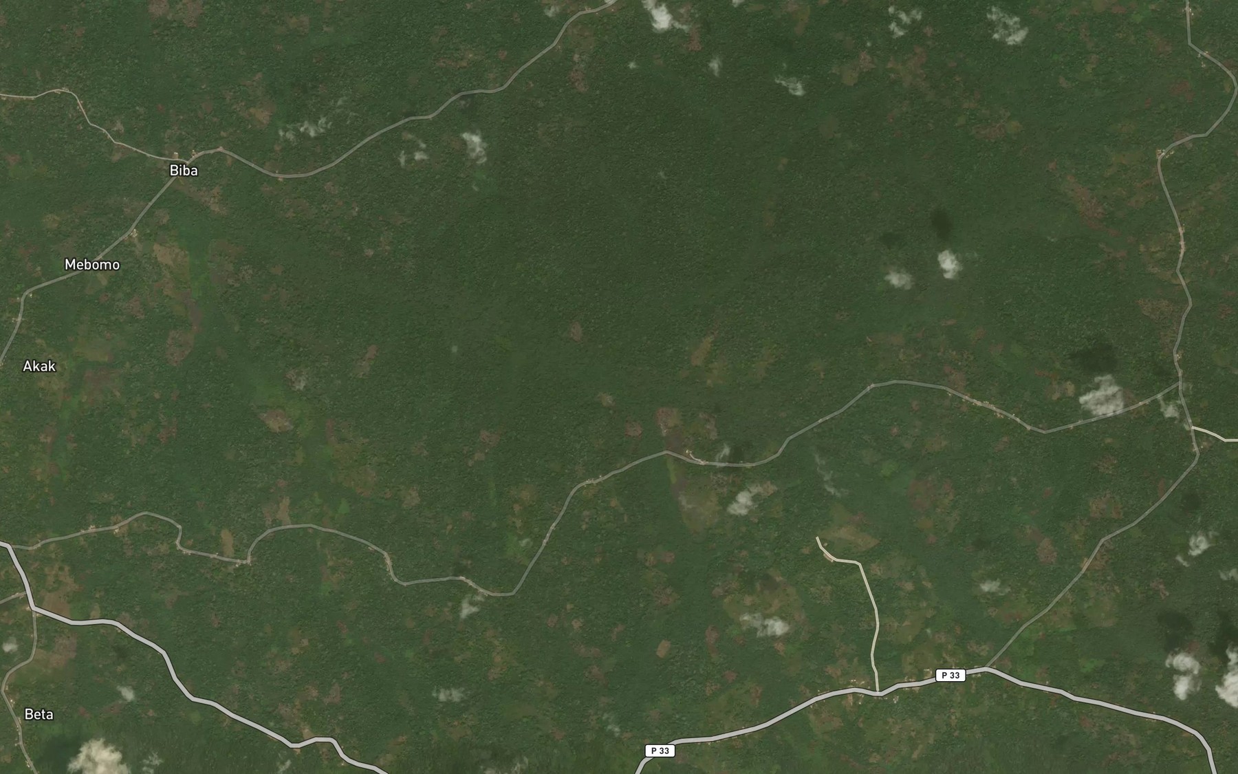 Satellite map of the Ngawoulou