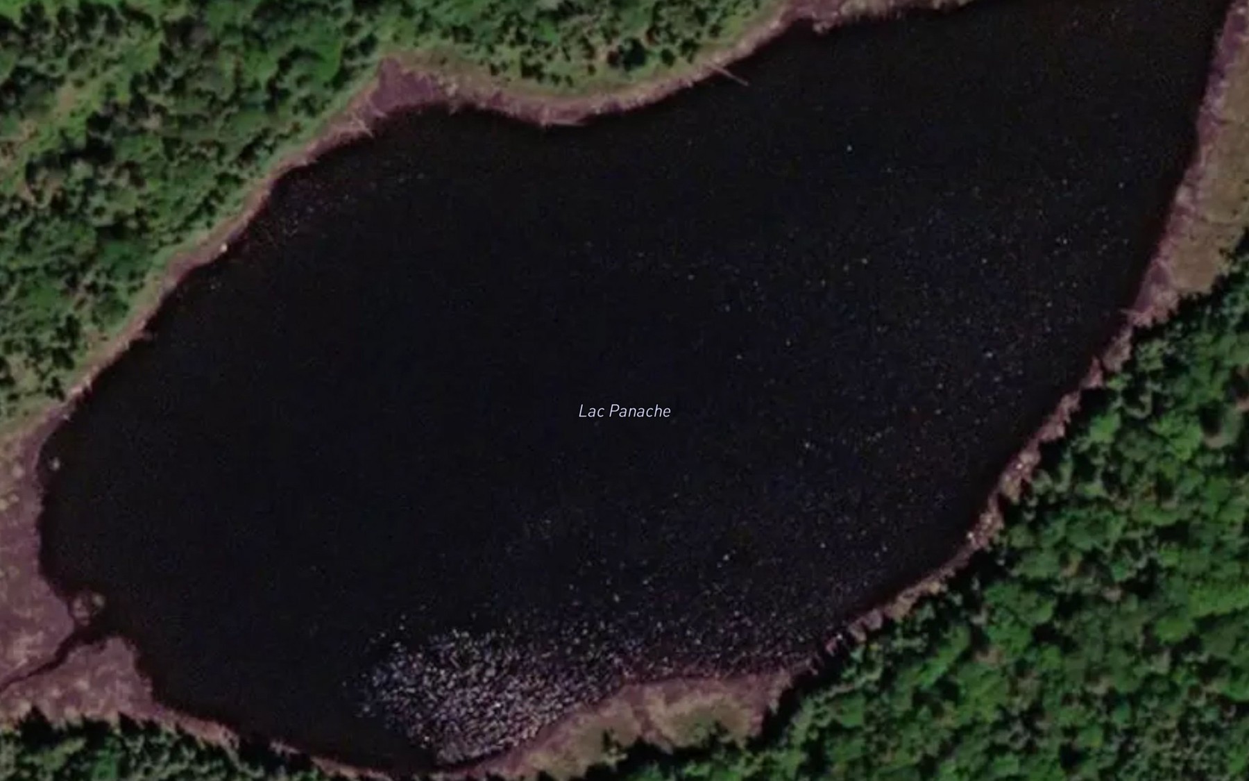 Satellite map of the Lac Panache