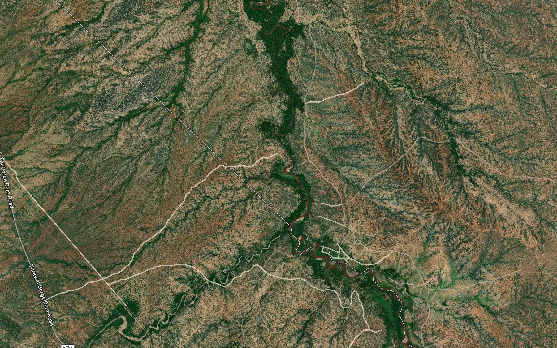 Satellite map of the Nguapet