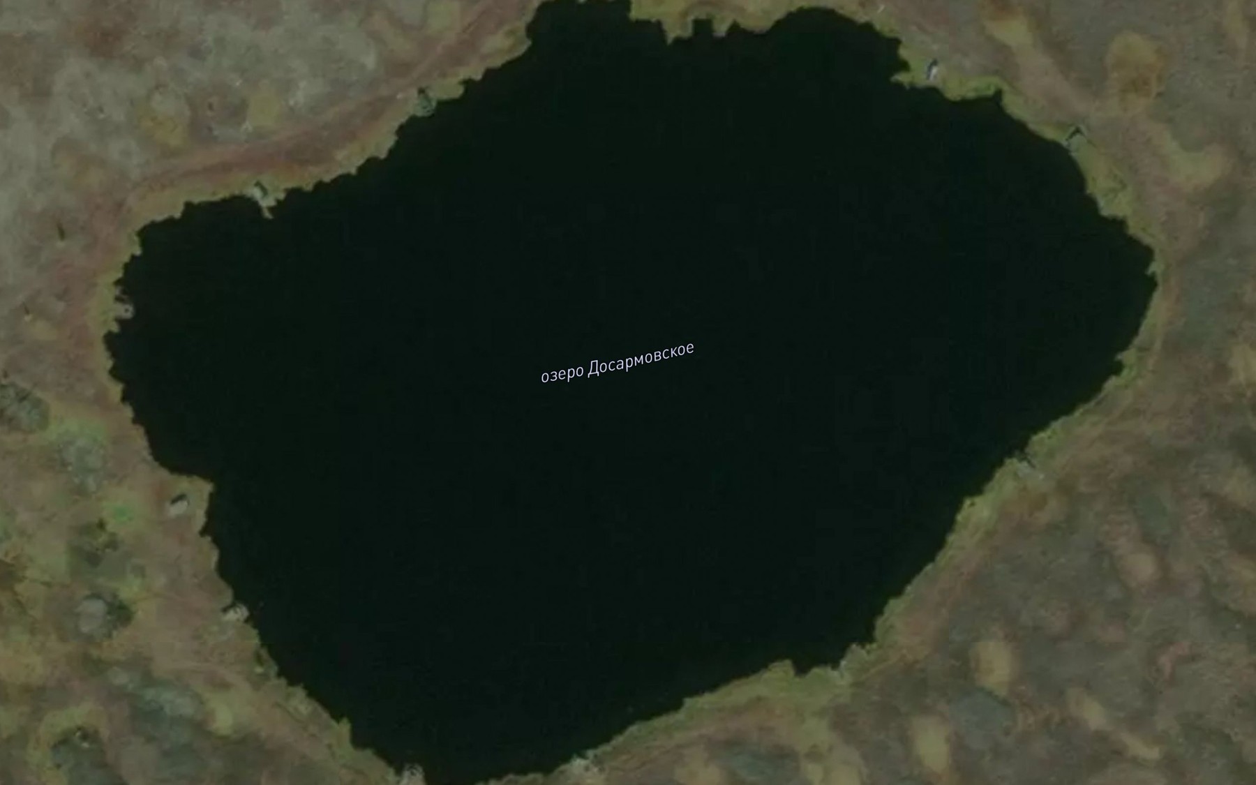 Satellite map of the Ozero Dosarmovskoye