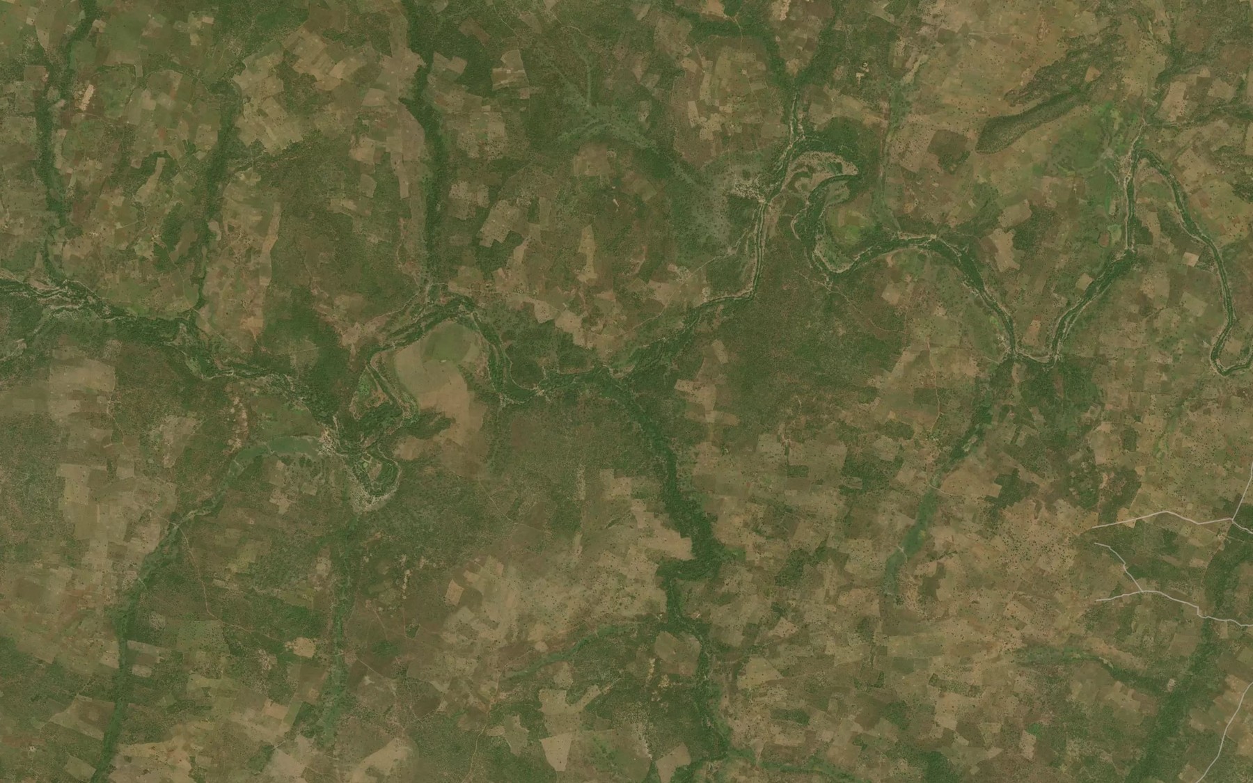 Satellite map of the River Lesha Daro