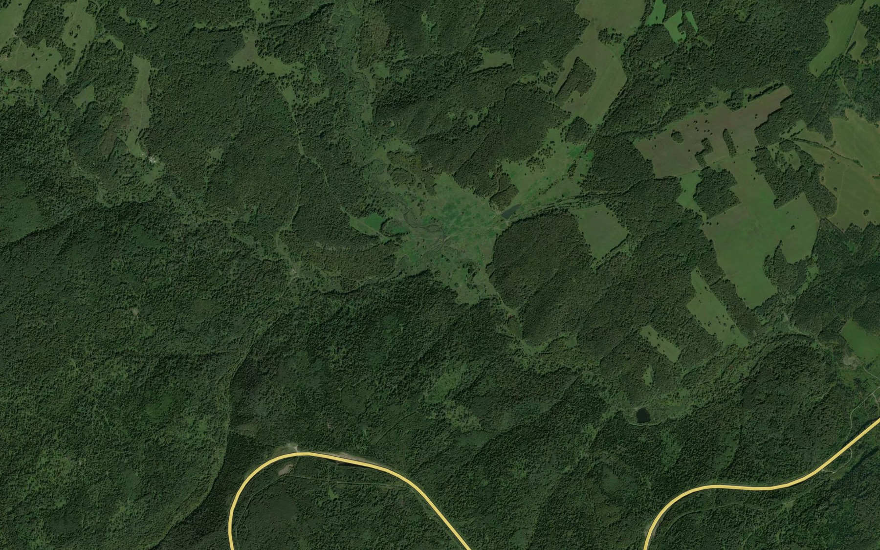 Satellite map of the Yelovka