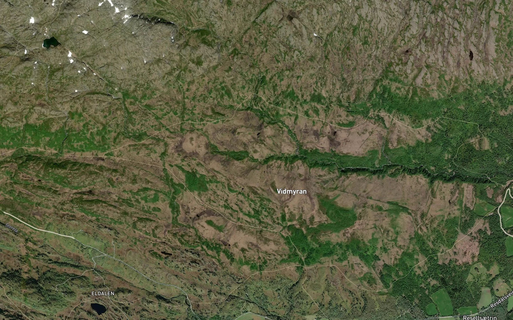 Satellite map of the Langotla