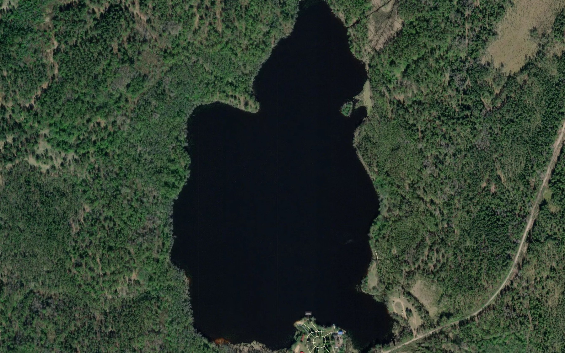 Satellite map of the Sirkkajaervi