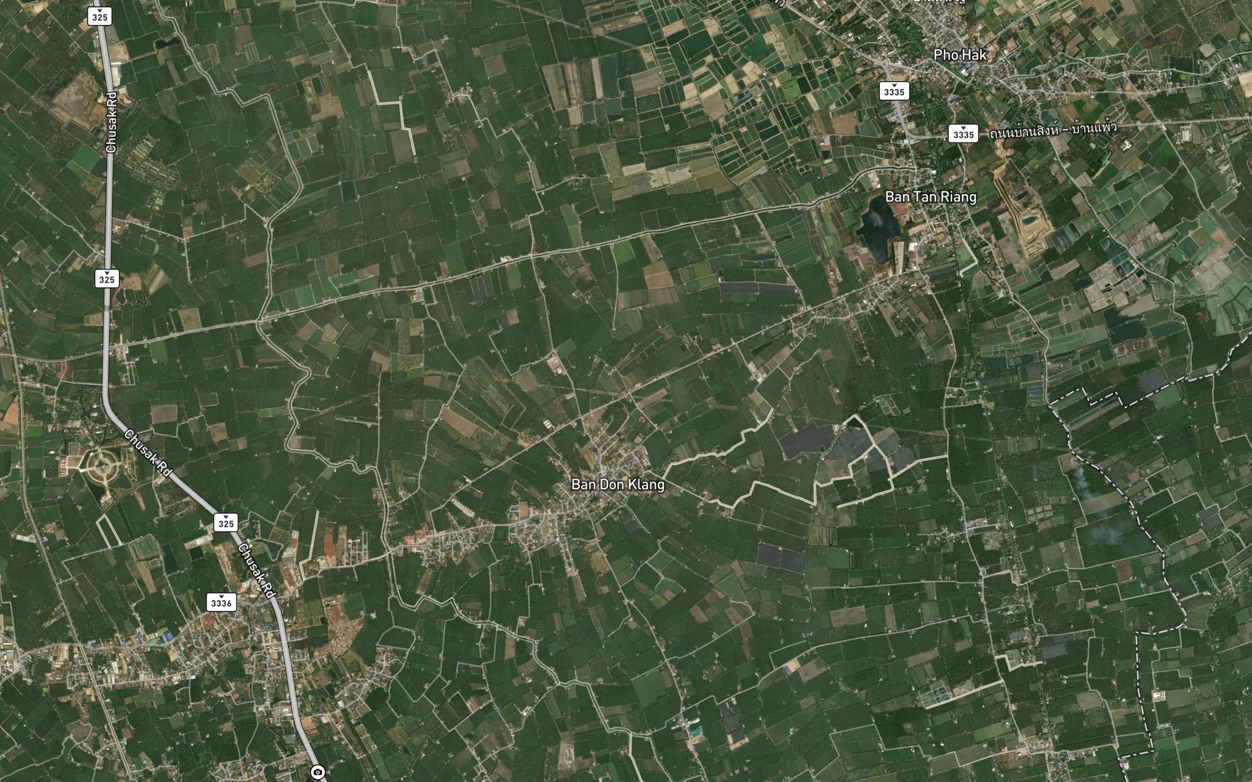 Satellite map of the Lam Rang Bua Khao