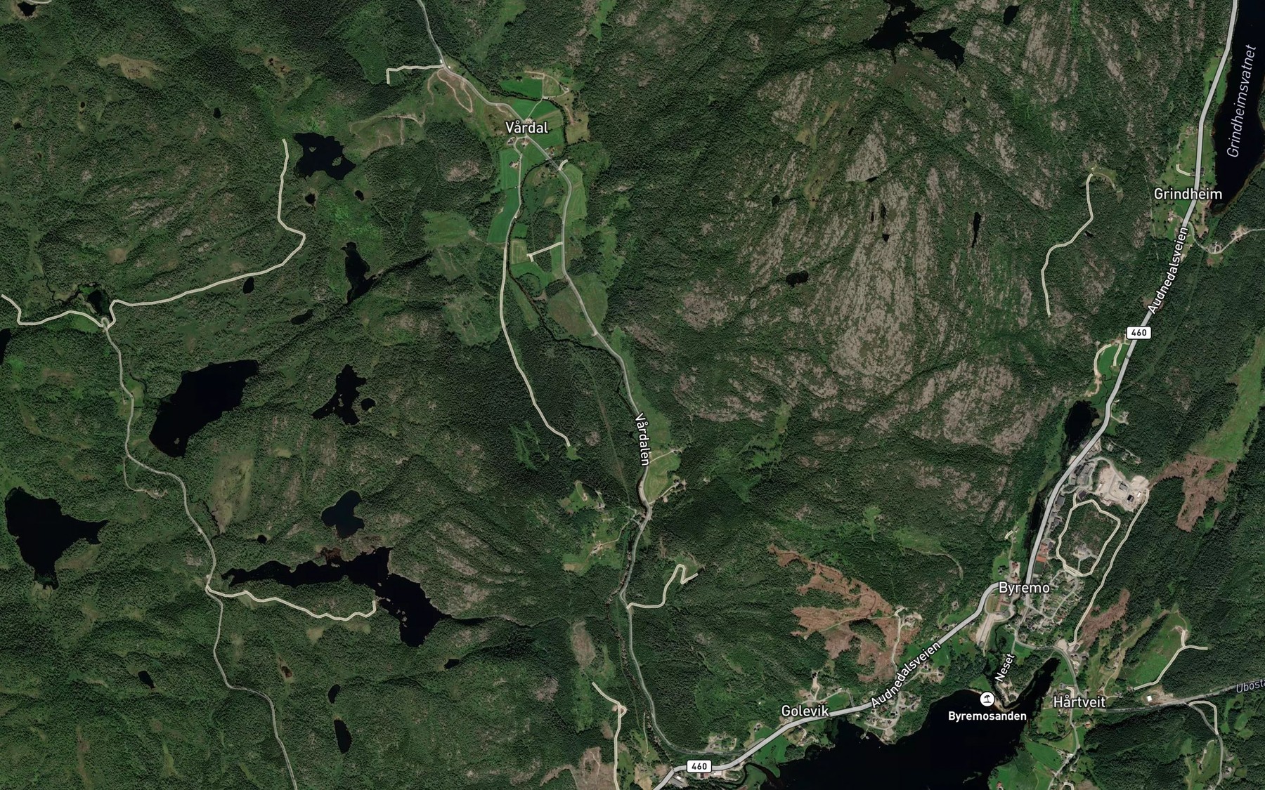 Satellite map of the Botnaekjodn