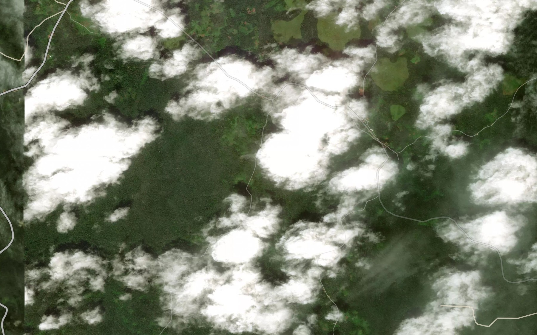 Satellite map of the Ya