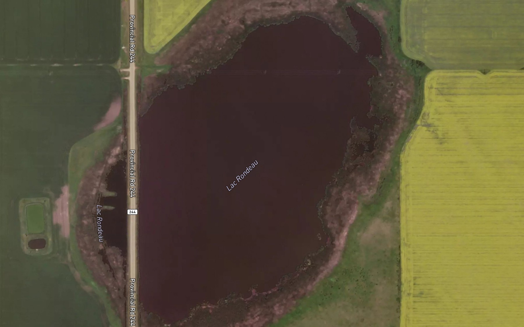 Satellite map of the Lac Rondeau