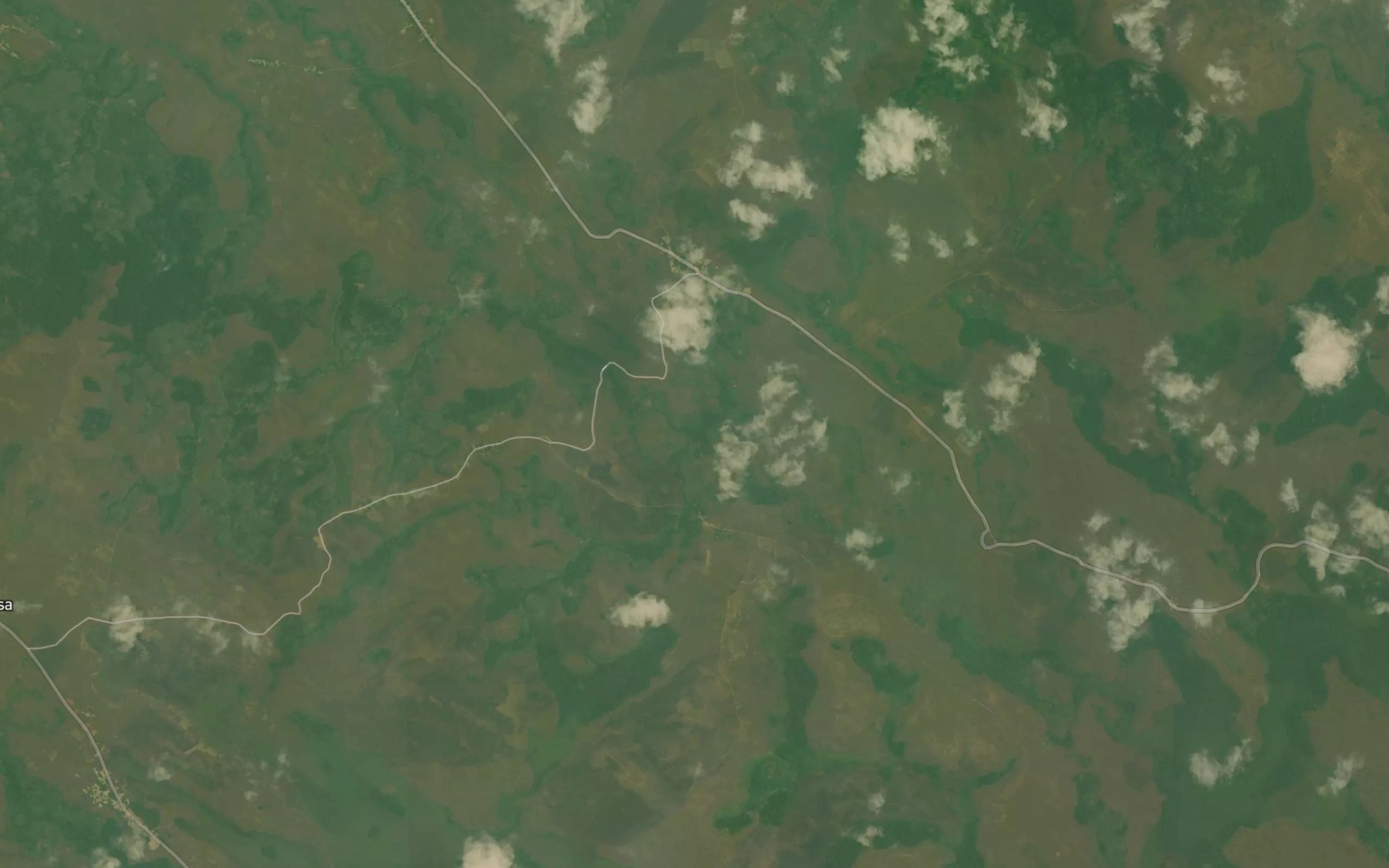 Satellite map of the Ndoukoundoukou