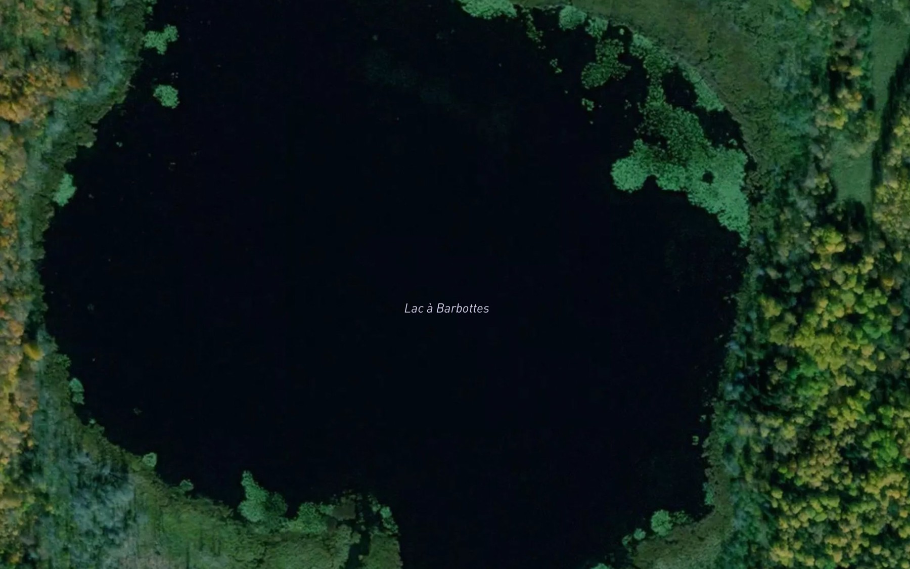 Satellite map of the Lac a Barbottes
