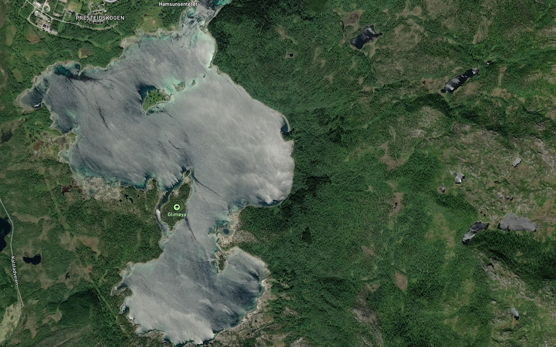 Satellite map of the Bobukta