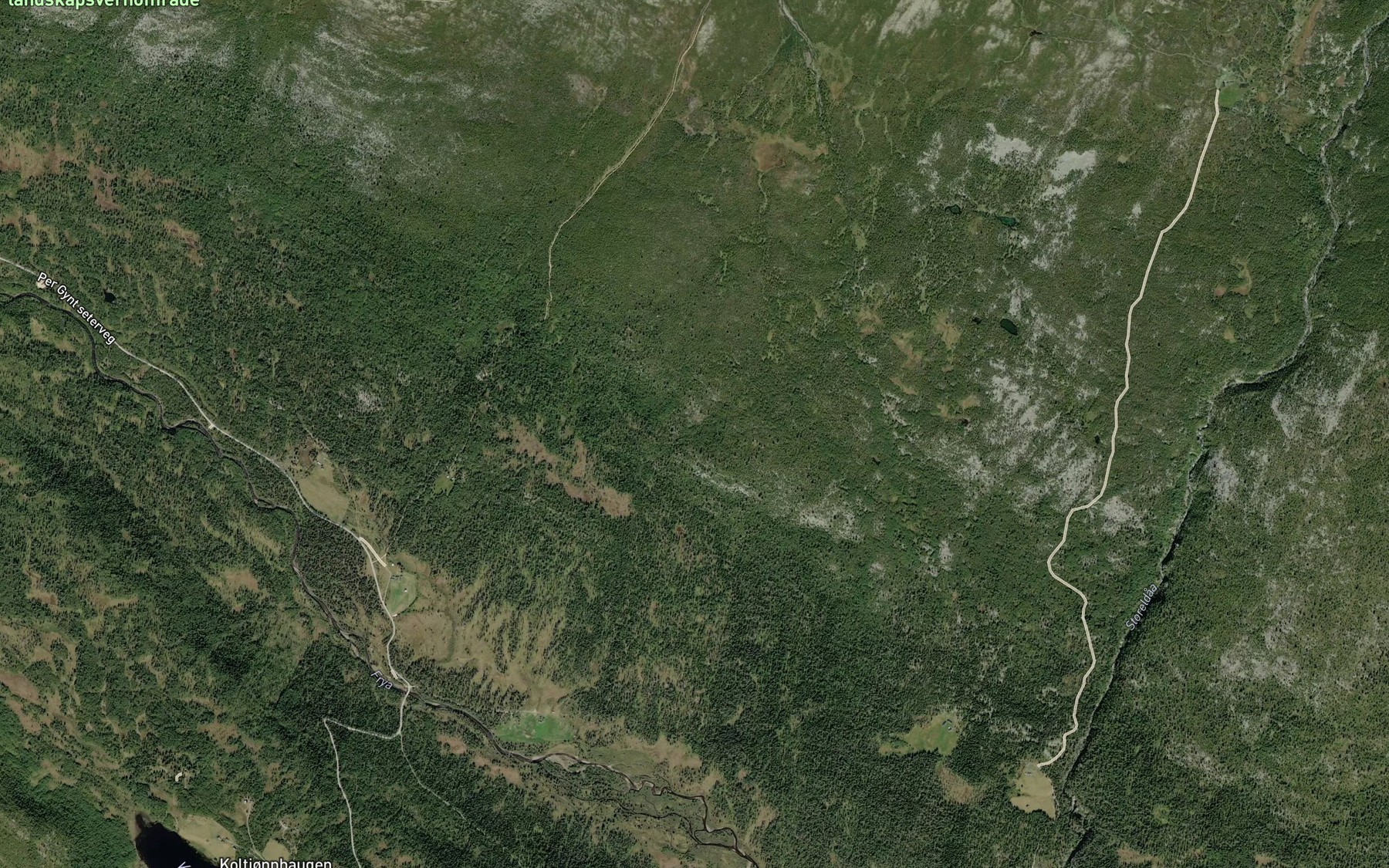 Satellite map of the Glugga