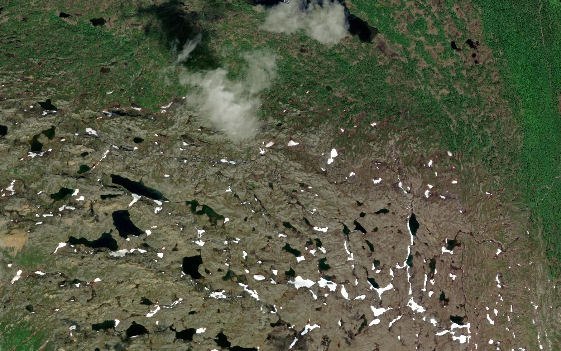 Satellite map of the Petterbekken