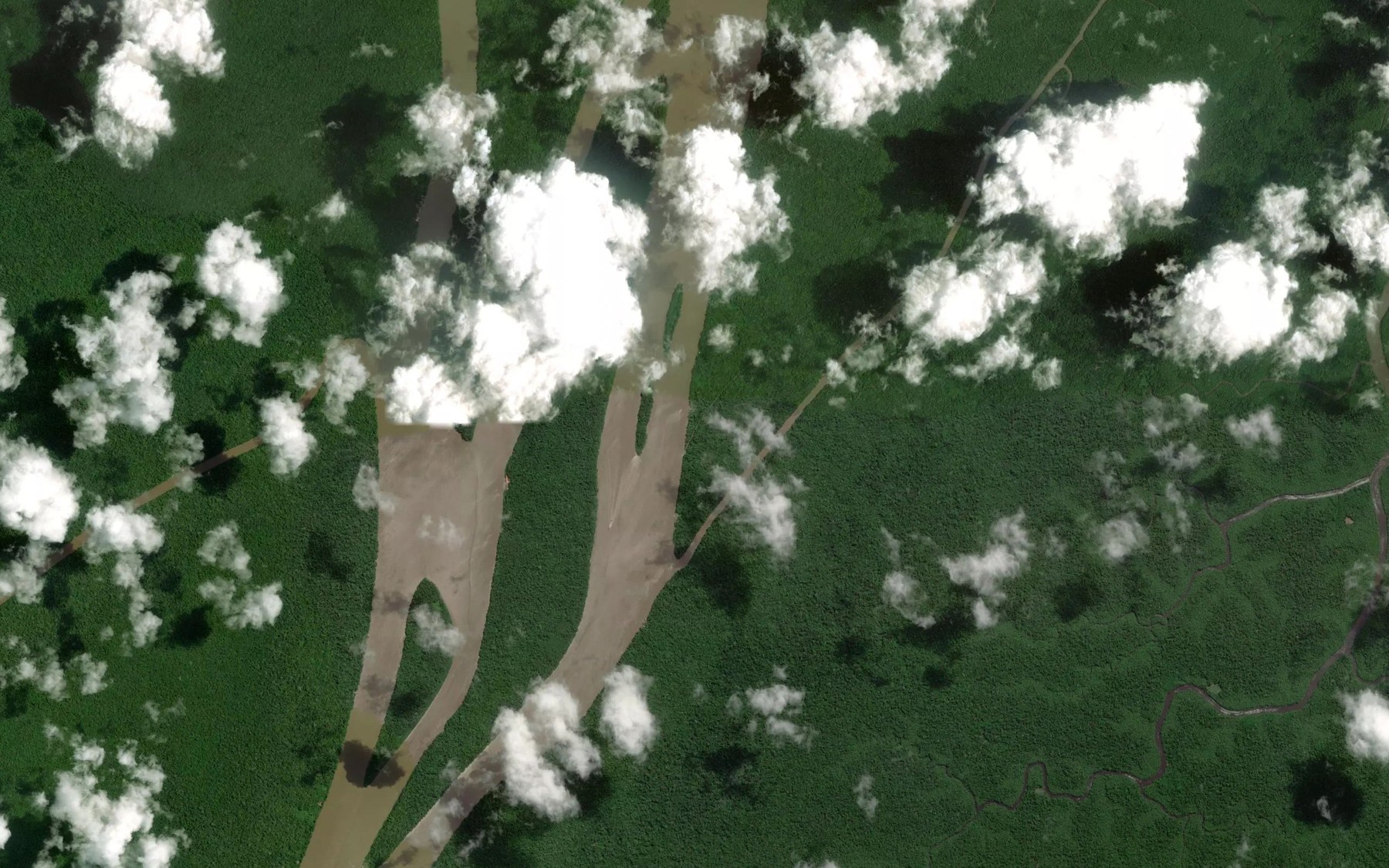 Satellite map of the Igarape Grande