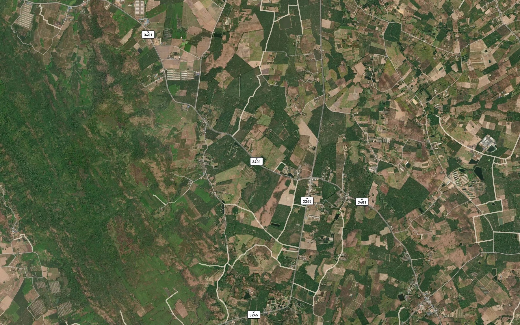 Satellite map of the Sa Nam Ban Nong Suea Cho