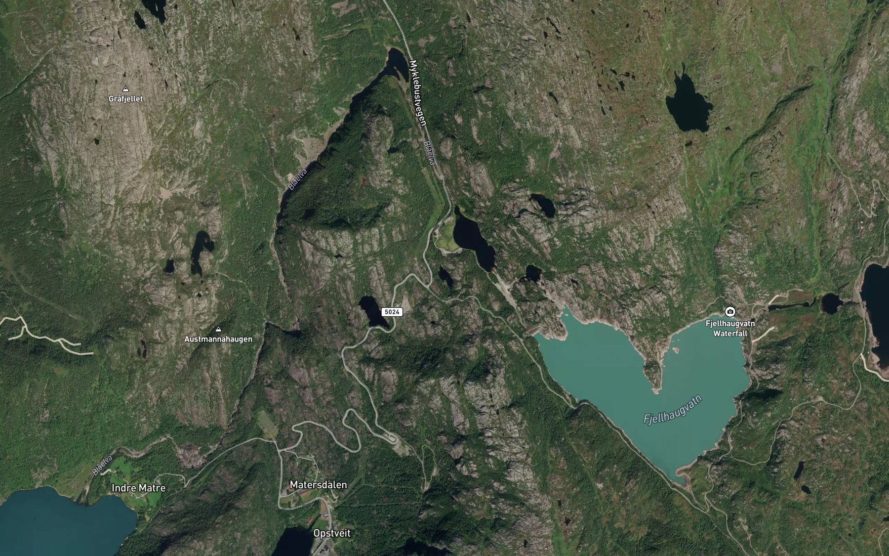 Satellite map of the Hovtjorna