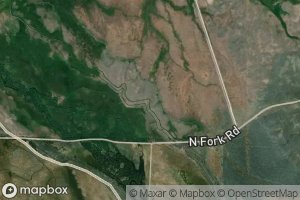 Satellite map of the Christenson Ditch