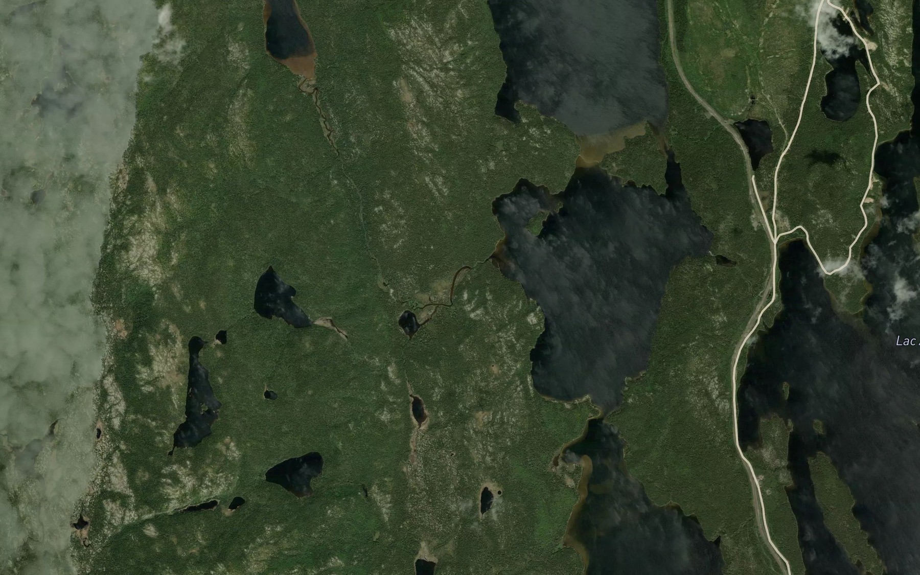 Satellite map of the Ruisseau du Porc-Epic
