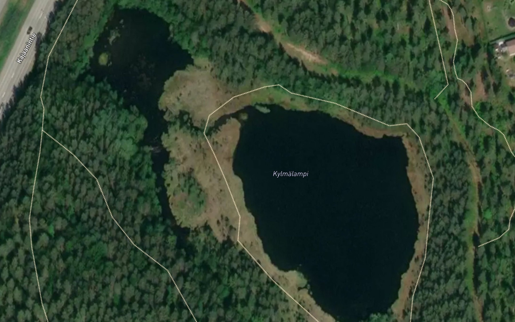 Satellite map of the Kylmalampi